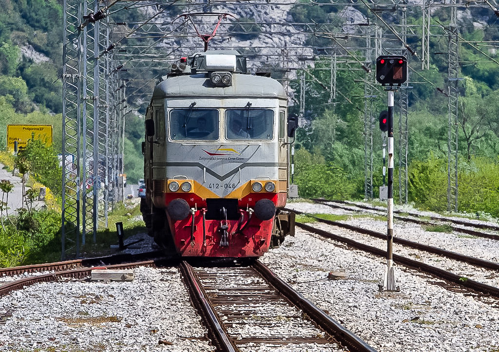 The train I caught from Virpazar to Bar.