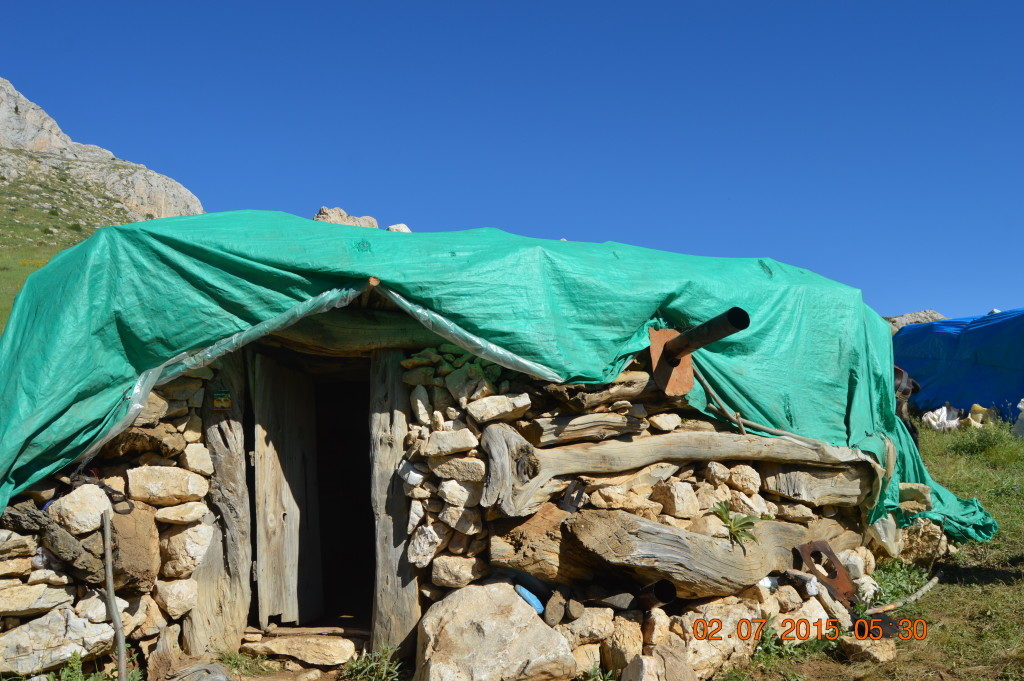 A traditional shepherd's house.