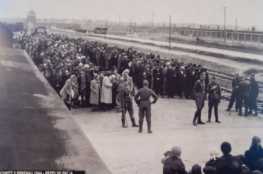 The selection process at Birkenau.